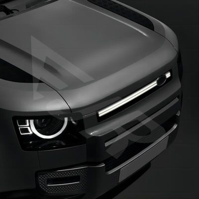 For Land Rover Defender 2020-2024 Luminous Grille Car Front Grid Strong Dynamic Flowing Day Running Light