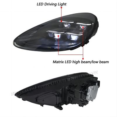For Porsche Cayenne 2011-2018 LED Matrix Headlights Assembly 958.1 958.2 Upgrade 2024 Front Head Lights Car Lamp Accesso