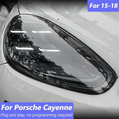 For Porsche Cayenne 2011-2018 LED Matrix Headlights Assembly 958.1 958.2 Upgrade 2024 Front Head Lights Car Lamp Accesso