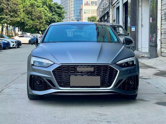 PP Material Audi A5 To RS5 Wide Body Kit 2020-2023 Front Rear Bumper Grille Side Skirts