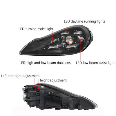 957 Headlights For Porsche Cayenne 08-10 Upgraded 21 Matrix Style LED Front Lights Plug And Play Car Accessory