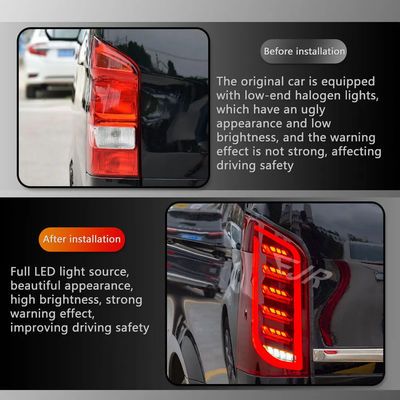 16-21 Taillight Assembly For Mercedes Benz VITO V-Class Retrofit Flow Direction LED Running Lights V260 W447