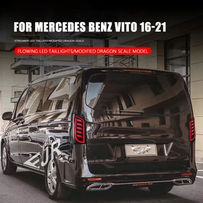 16-21 Taillight Assembly For Mercedes Benz VITO V-Class Retrofit Flow Direction LED Running Lights V260 W447
