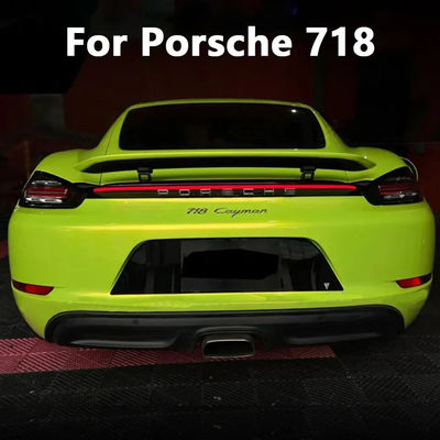 16-21 718 Through Tail Lights For Porsche Cayman Boxster Modified With LED Rear Running Lights