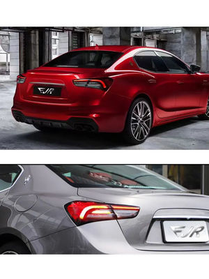 For Maserati Ghibli Led Taillight Assembly 14-20 Retrofit Old To New Rear Tail Light Flowing Turn Brake Car Accessory