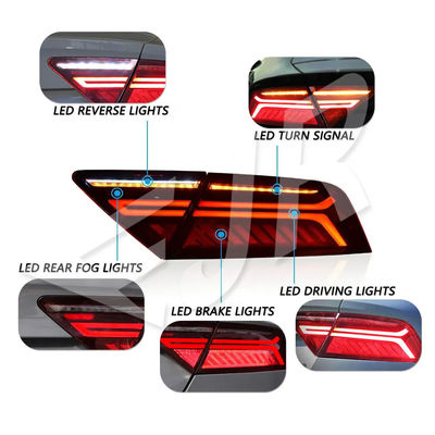 12V Audi A7 Taillight Assemblies Modified With LED Water Steering Rear Tail Lamp A7
