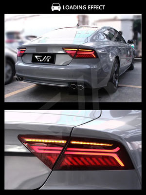 12V Audi A7 Taillight Assemblies Modified With LED Water Steering Rear Tail Lamp A7