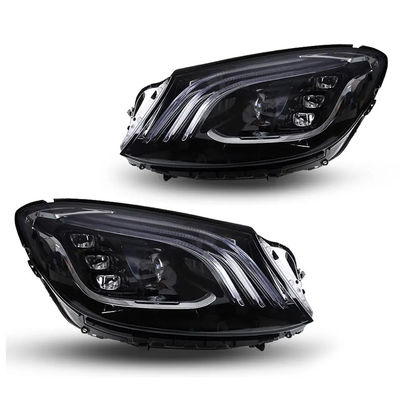 LED Headlights Assembly For Mercedes Benz S Class W222 14-18 Modified Maybach Front Head Light Drl Flowing Turn S65 S63