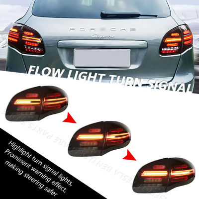 For Porsche Cayenne 958.1 2011-2014 Led Tail Lights Upgraded New Car Taillights Flowing Light Turn Signal Plug And Play