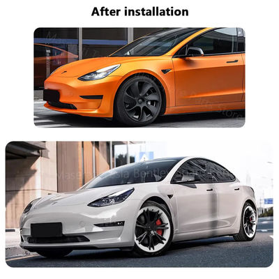 Wheel Hub Cover Cap for Tesla Model 3 Y Modified Protective Cover Decorative Accessories Non-Destructive Installation