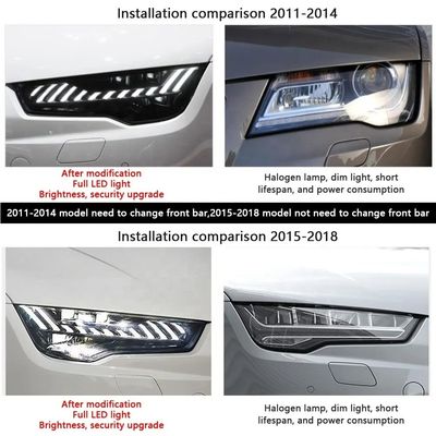 Audi A7 2011-2018 Matrix LED Headlights Plug And Play RS7 Version 6V