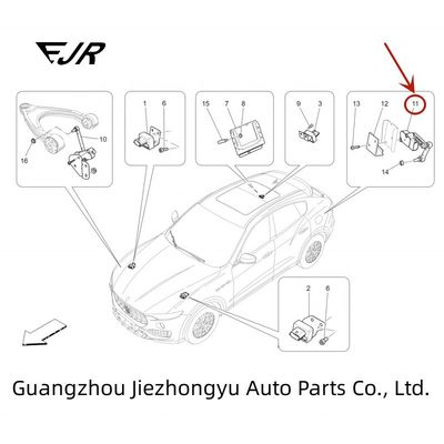 Oe No. 670037527 Rear Vehicle Height Sensor For Maserati Levante Suv M161 Best Choice