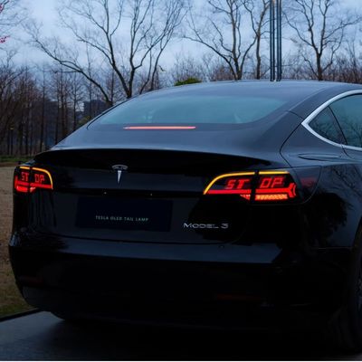Tesla Model 3/Y Brake Steering Dynamic Model Y Flow Light Scanning Taillights M3/Y Modified Text Display