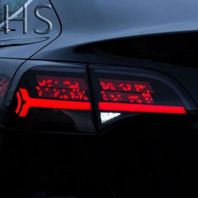 Tesla Model 3/Y Brake Steering Dynamic Model Y Flow Light Scanning Taillights M3/Y Modified Text Display
