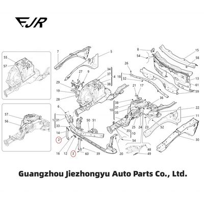 Oe No. 670004979 Car Front Crossbeam For Quattroporte M156 2014 2016 100% Tested