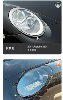 FOR 2008-2011 Porsche 997 LED headlights 911 old version upgrade new version 992, blackened, matrix, plug and play