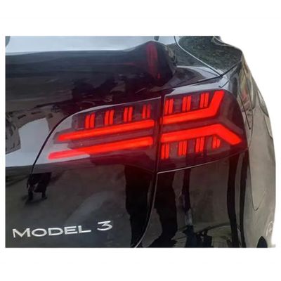 Wholesale Car Accessories Led Fishbone Tail Lamp Rear Light For Tesla Model 3 2017-2019 Rear Lamp