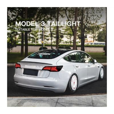 Wholesale Car Accessories Led Fishbone Tail Lamp Rear Light For Tesla Model 3 2017-2019 Rear Lamp