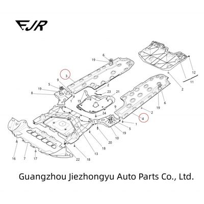 670008860 670008859 670001602 Synthesis Central Aerodynamic Bottom For Quattroporte 2014-2016
