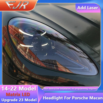 Car LED Headlights For Porsche Macan 2014-2022 Upgrade New 2023 Plug And Play Matrix Led Laser Day Running Lights