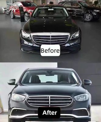 For Mercedes Benz E-Class E200 E300 W213 Old Model To New E63 Front And Rear Bumpers Maybach Surround Headlight