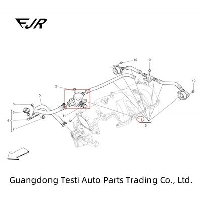 Maserati Levante Car Fitment Waste Gas Valve And Oil-Gas Separator For Quattroporte