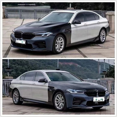 2011-2017 BMW 5 Series Front Bumper Upgraded 2022 M5 With LED Headlights And Taillights
