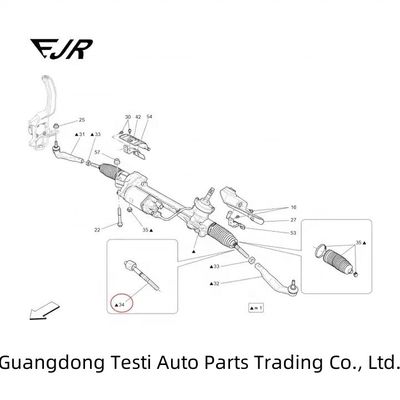 Car Fitment Maserati 2017 Steering Rack Inner Pull Rod For Ghibli And Quattroporte