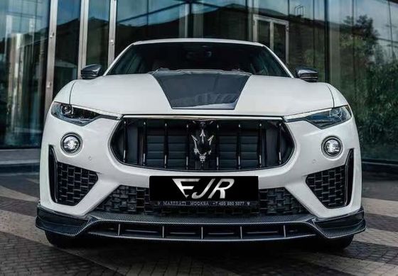 2019- Maserati Levante GTS Trofeo Gransport GTS Front Bumper Lip Carbon Fiber Edition
